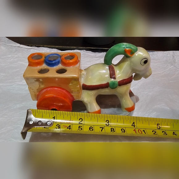 Ceramic Goat and Cart - Picture 6 of 6